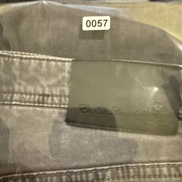 English Laundry Mens 5 Pocket Stretch Chino Pants Size 32x30 Gray Straight Fit - Picture 12 of 12